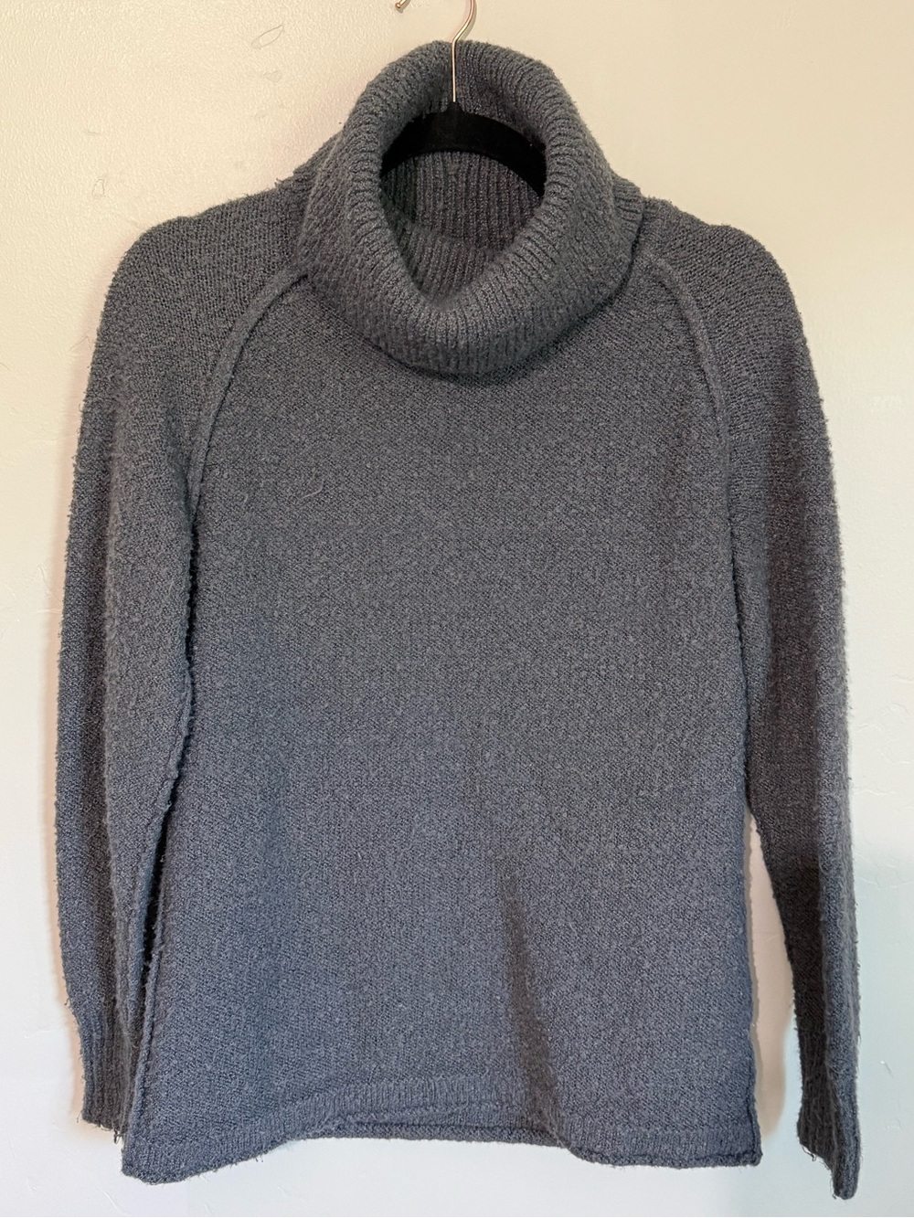 Charcoal Gray Cowl Neck Sweater